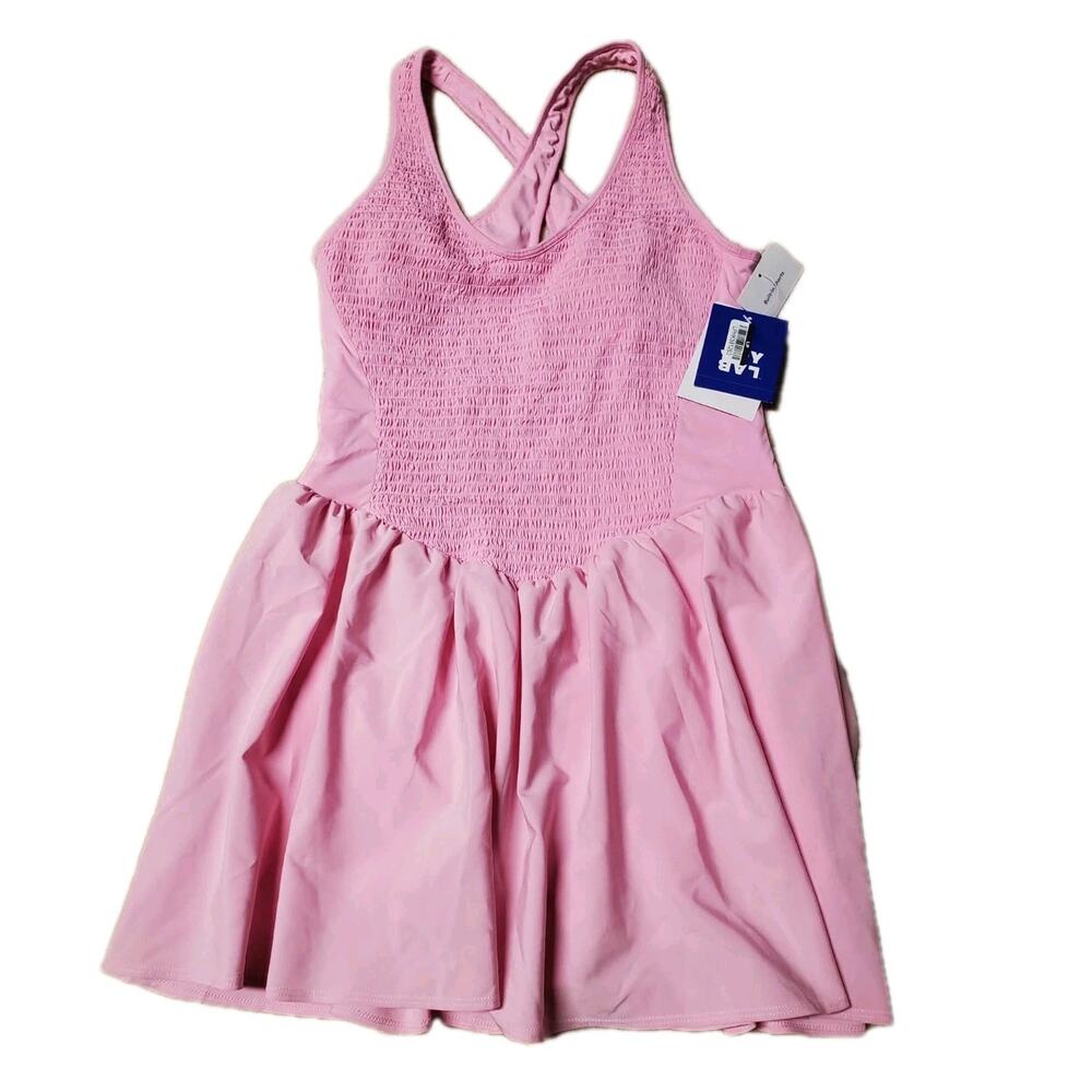Women's Drop Waist Smocked Active Dress Size Large - JoyLab